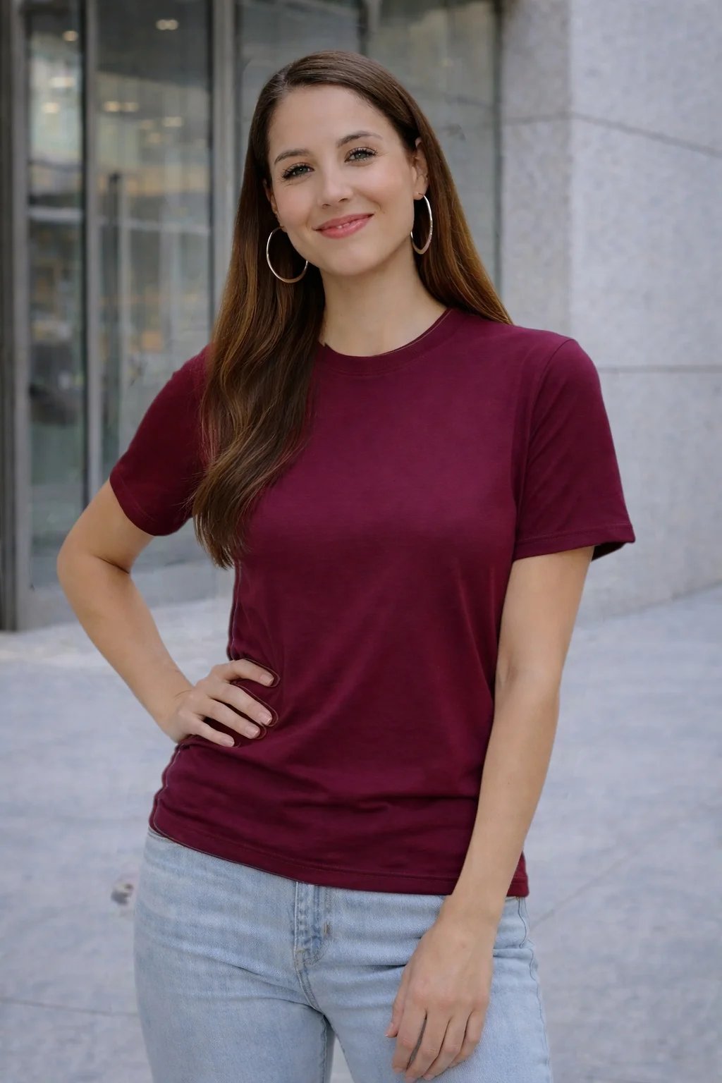 Camiseta Feminina Tradicional 100% Algodão